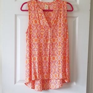 Faded Glory Sleeveless Blouse L/12-14
